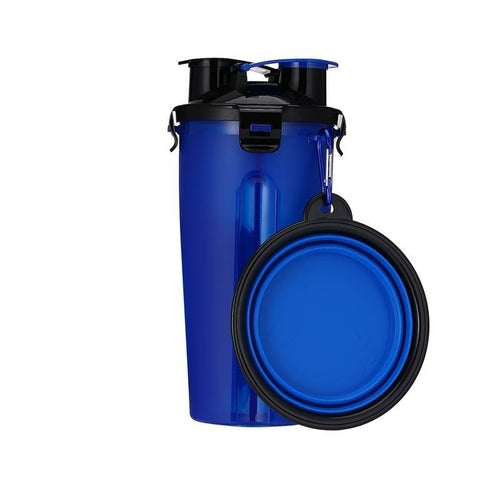 Pawsenger™ Collapsible Water Bottle – 2-in-1 Pet Hydration & Feeding Anywhere