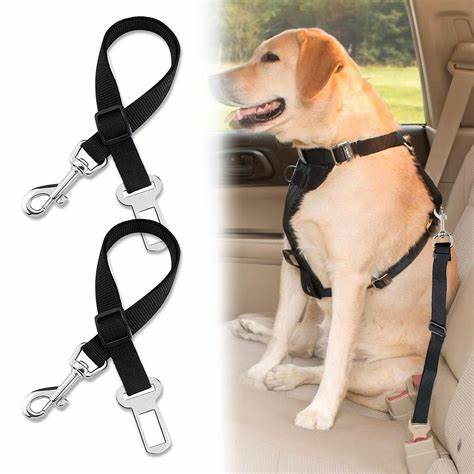 Pawsenger dog car seat belt clip — harness restraint